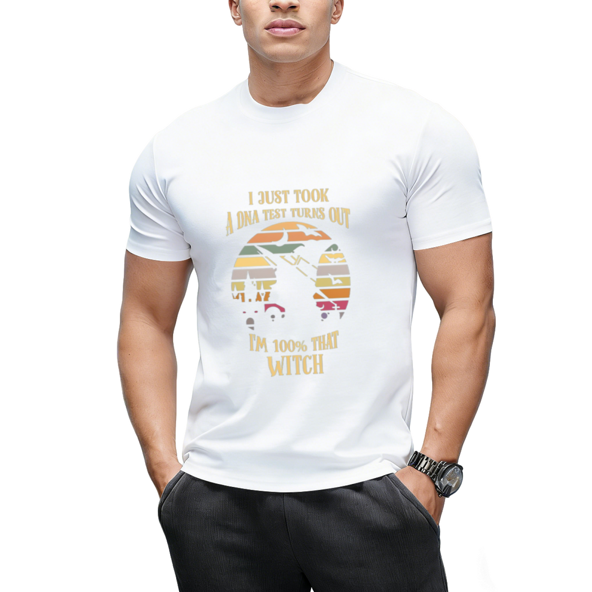 I'm 100 That Witch Halloween Vintage Graphic T-Shirt