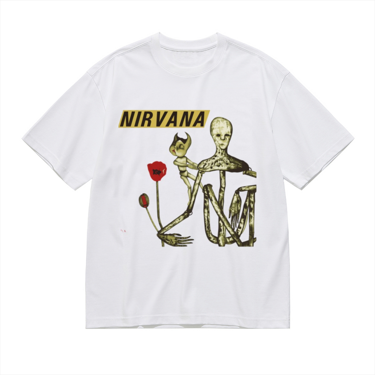Nirvana Incesticide Doll Poppy Album Graphic T-Shirt