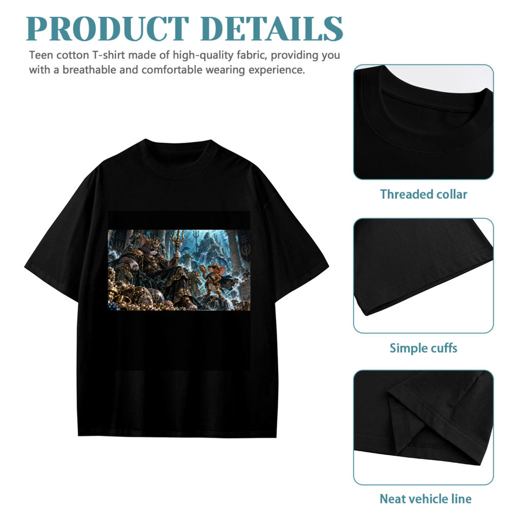 Frozen Throne Adventure Kid's T-Shirt for Winter Layering