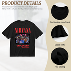 Graphic T-shirt product image with mtv unplugged in new york artwork