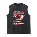 Grateful Dead washed graphic tank top with Homage Cubs graphic