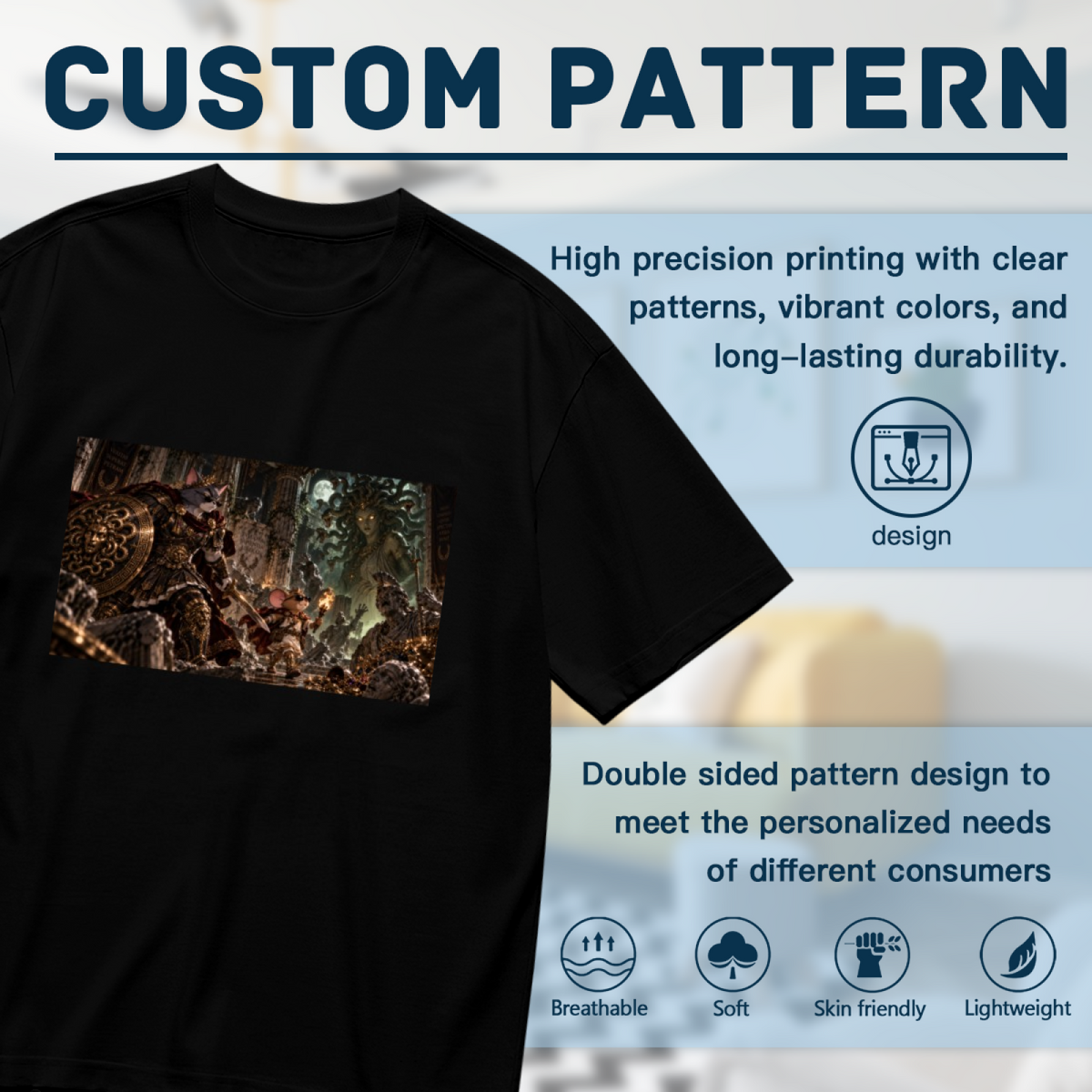 Shield Cat vs Monster Women's T-Shirt for Halloween Parties