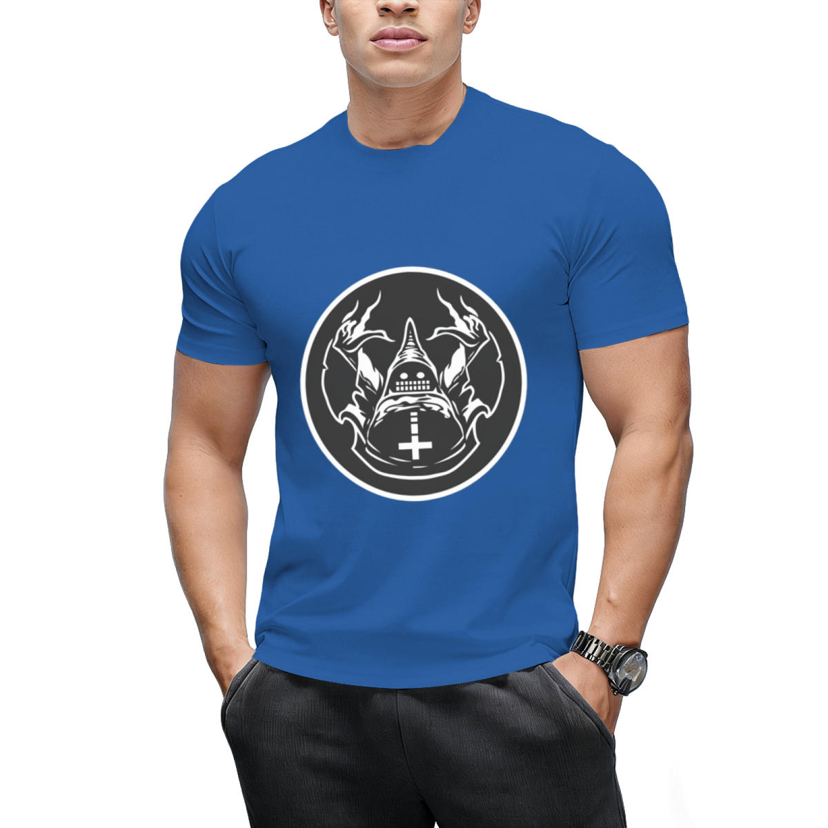 Ungodly Warlock Comix Logo Graphic T-Shirt