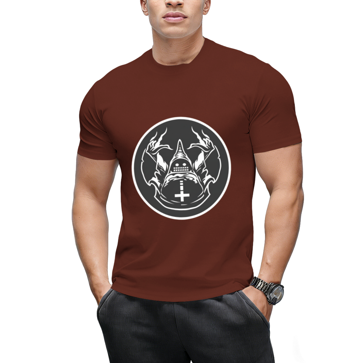 Ungodly Warlock Comix Logo Graphic T-Shirt
