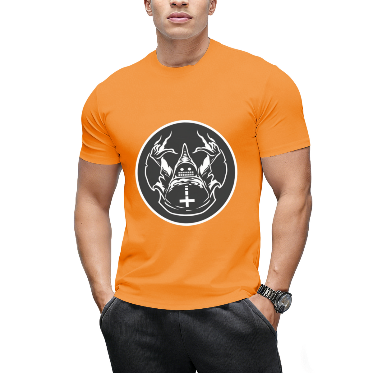 Ungodly Warlock Comix Logo Graphic T-Shirt