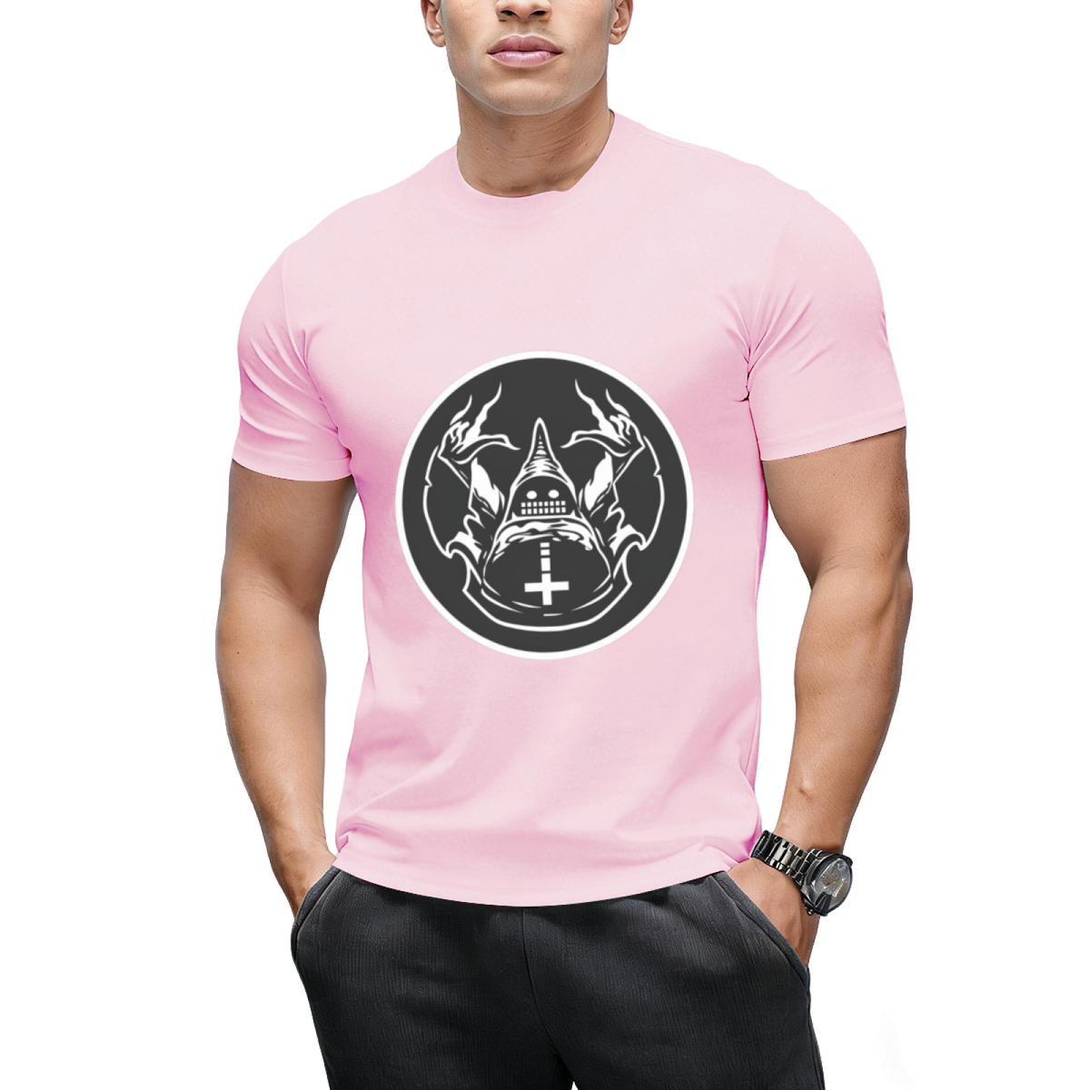 Ungodly Warlock Comix Logo Graphic T-Shirt