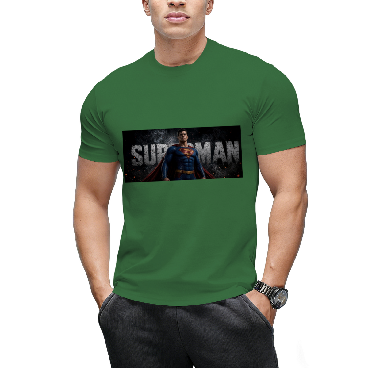 Personalized Kryptonian Hero T-Shirt - Vintage Art