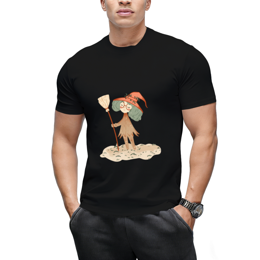 Mushroom Witch Graphic T-Shirt