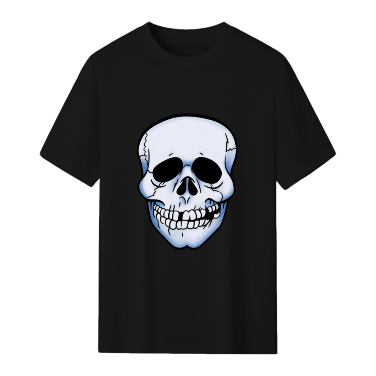 Skeleton Mask Graphic T-Shirt