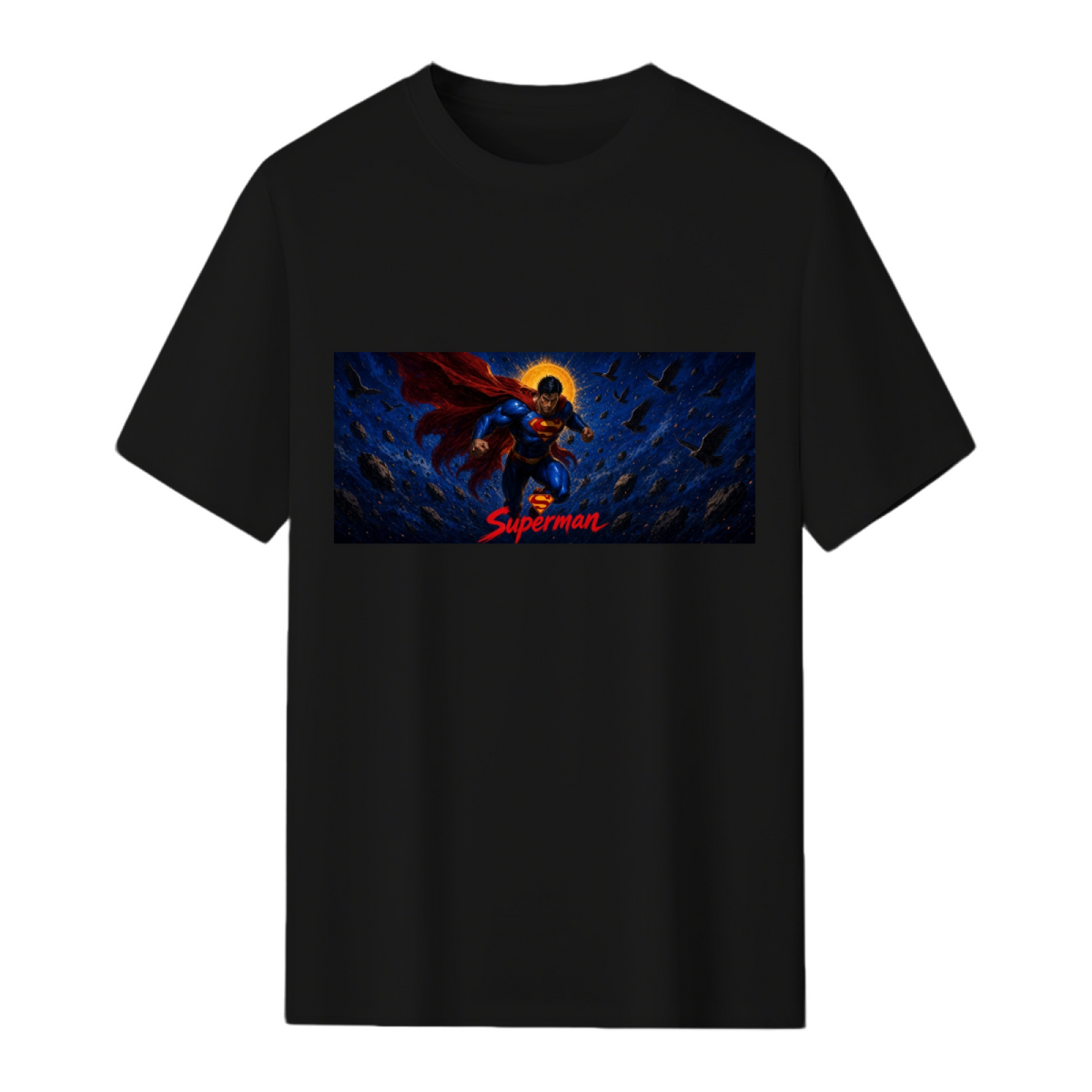 Blue Cosmos Flight Men's T-Shirt for Weekends