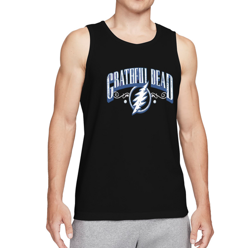Grateful Dead Burgundy Bolt graphic tank top product image
