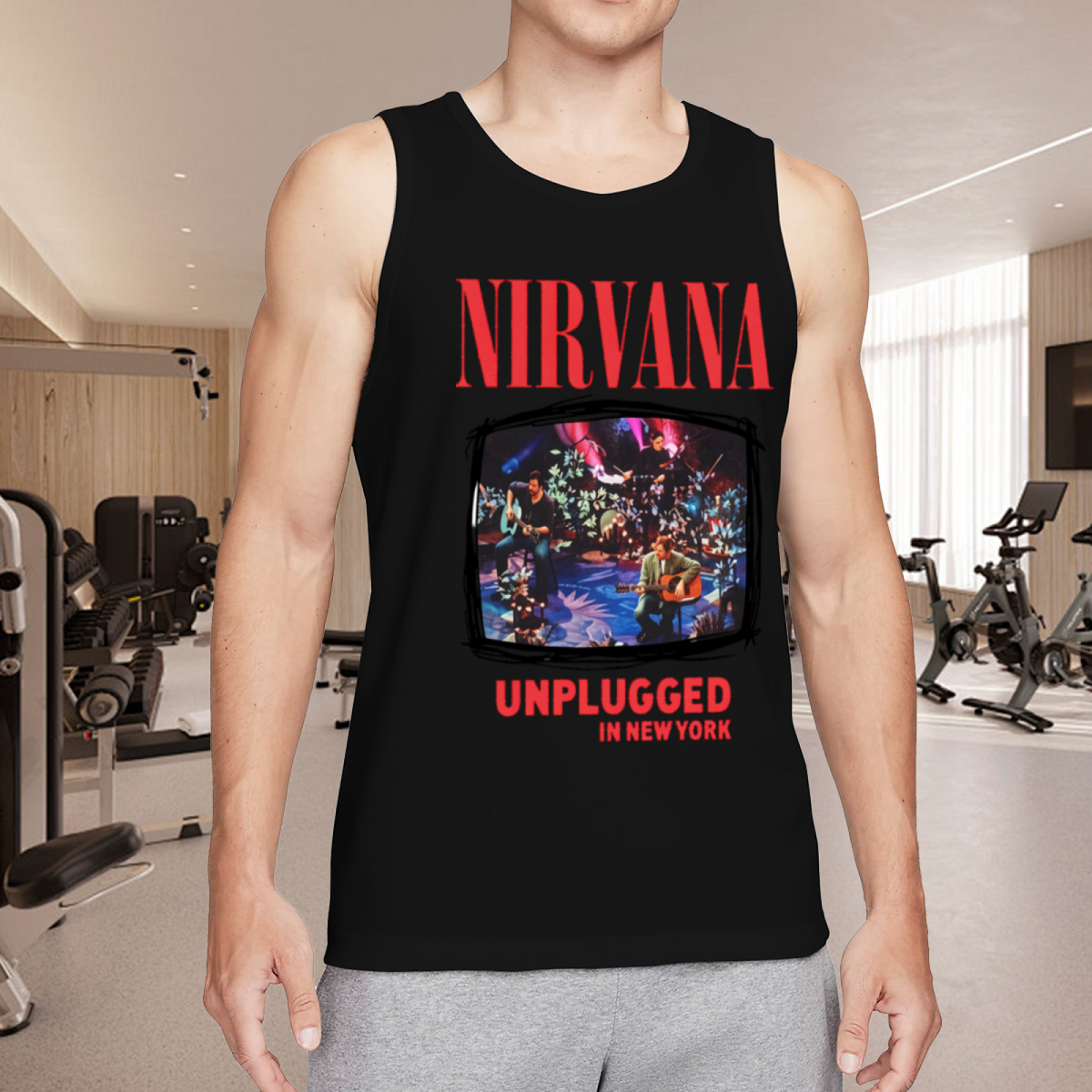 Nirvana MTV Unplugged New York Concert Photo Tank Top product image featuring MTV Unplugged New York concert photograph