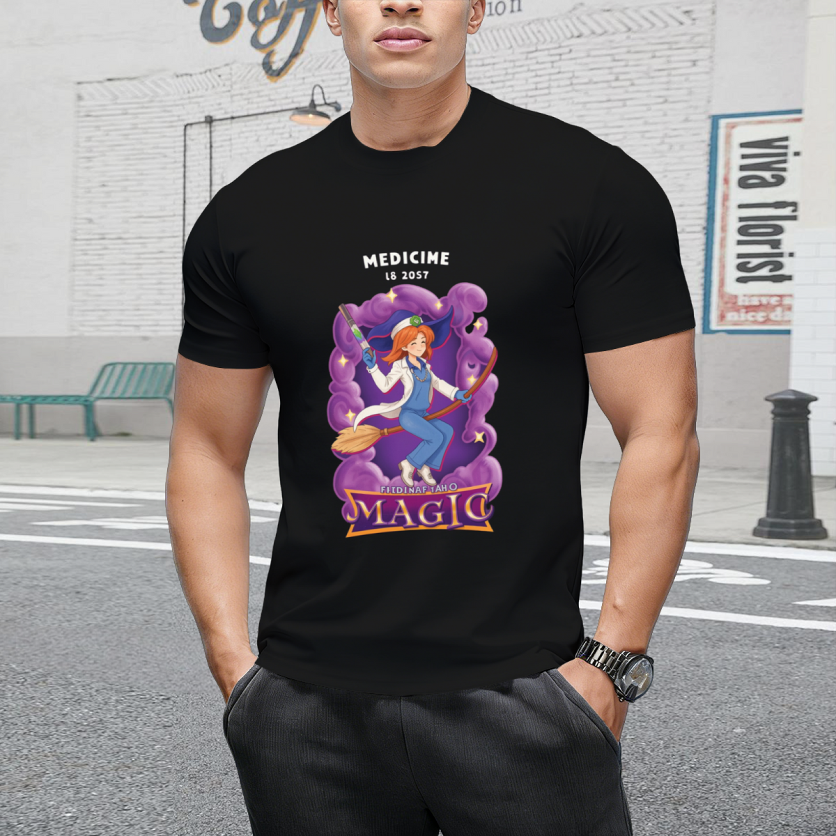 Medicine Is Magic Graphic T-Shirt