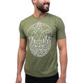 Overseer – Olive Green Men's Graphic T-Shirt