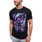 Cosmic Surge Men's Graphic T-Shirt
