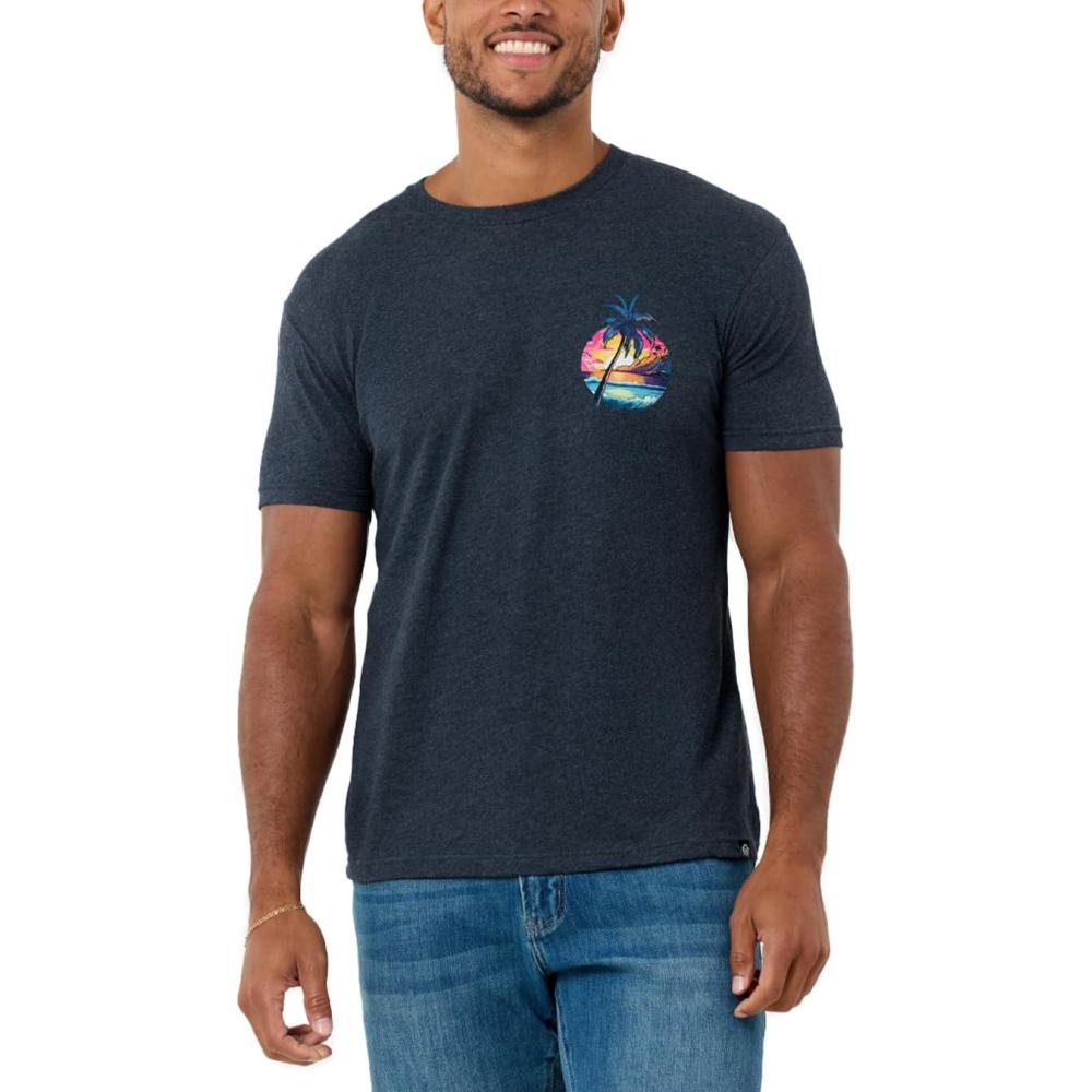 Neon Shores II Men's Graphic T-Shirt