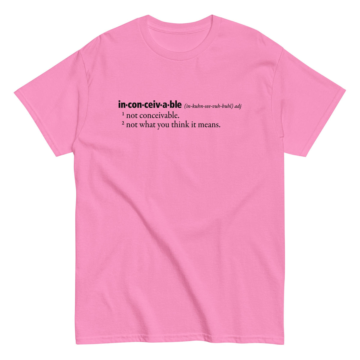 Inconceivable Definition Men's Classic Tee