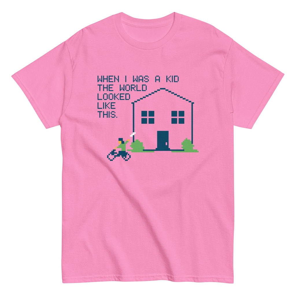 When I Was A Kid The World Men's Classic Tee