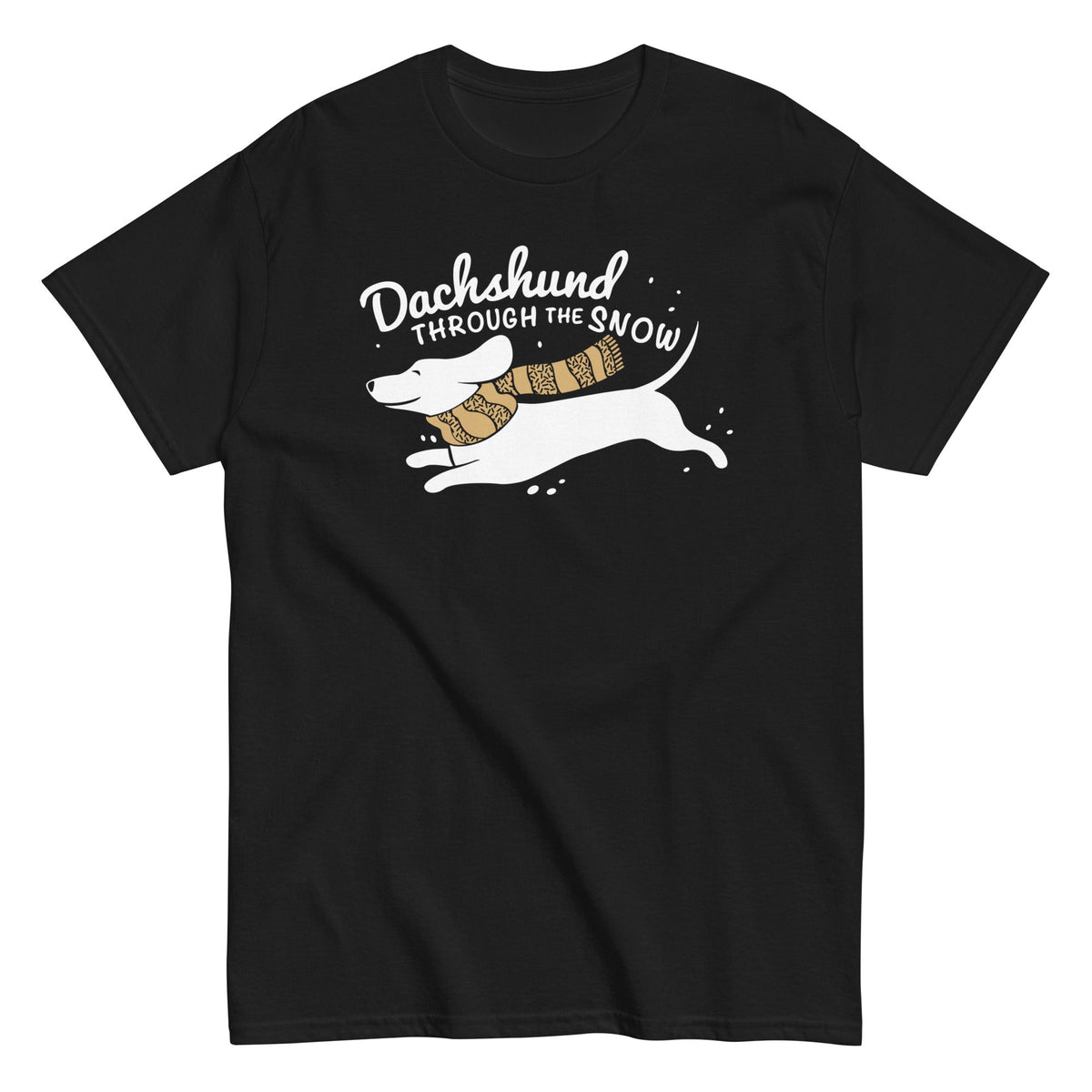 Dachshund Through The Snow Men's Classic Tee
