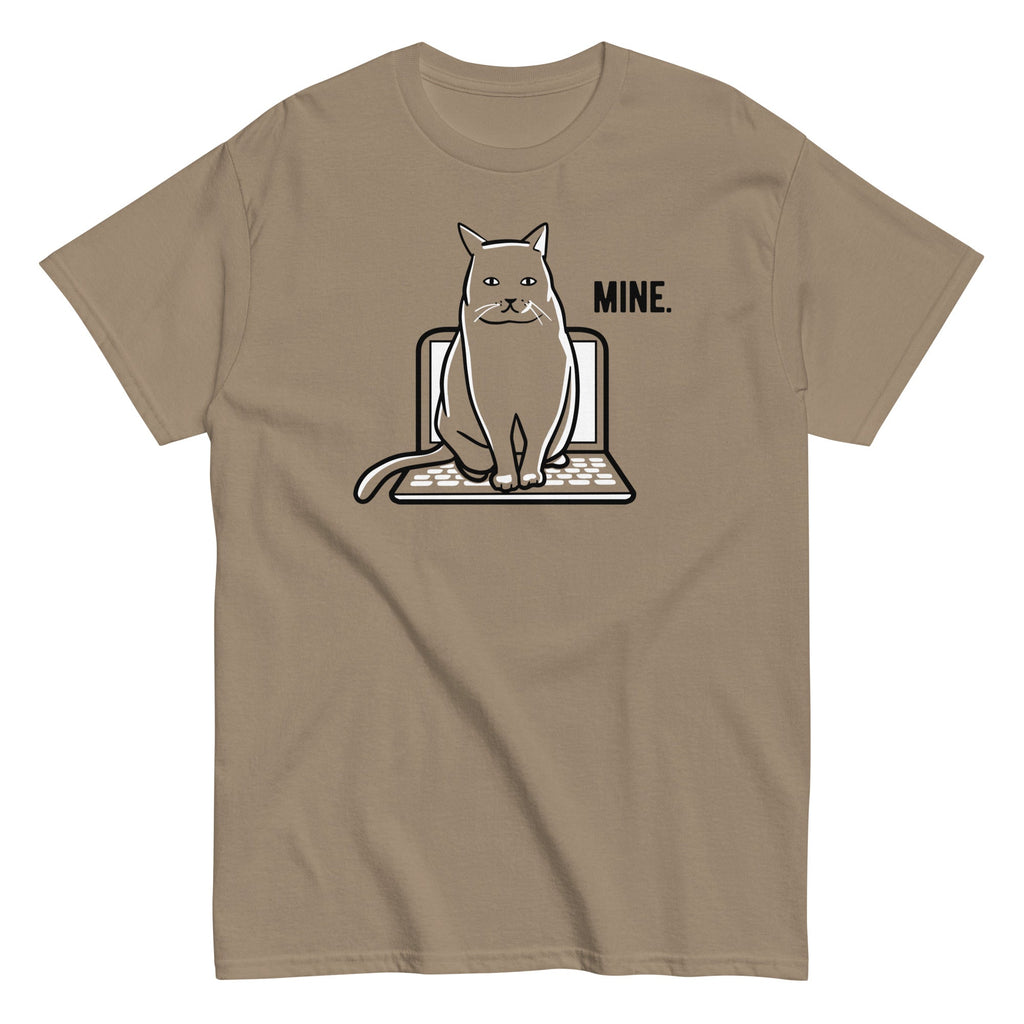 Mine Computer Cat Men's Classic Tee