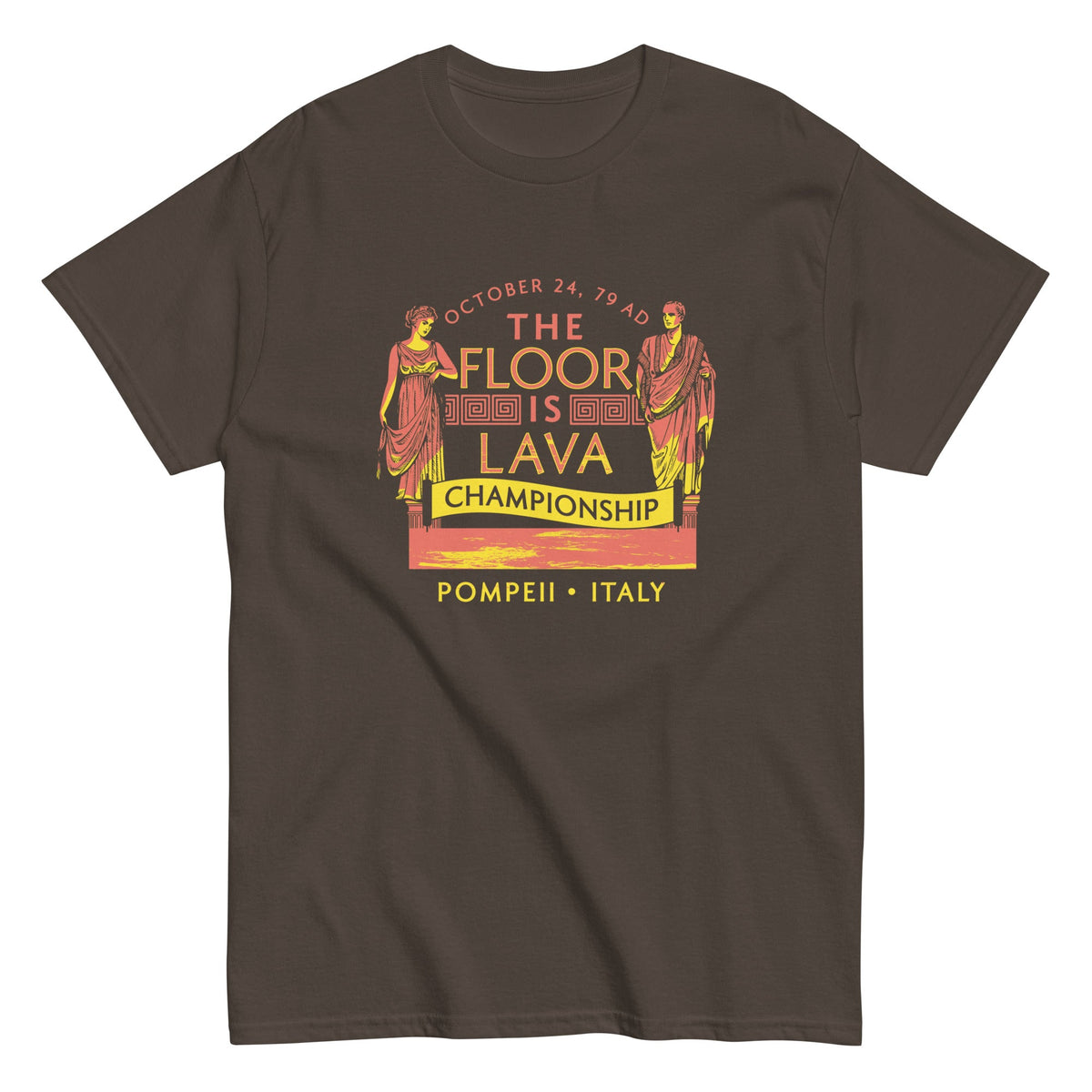 Pompeii Floor is Lava Championship Men's Classic Tee