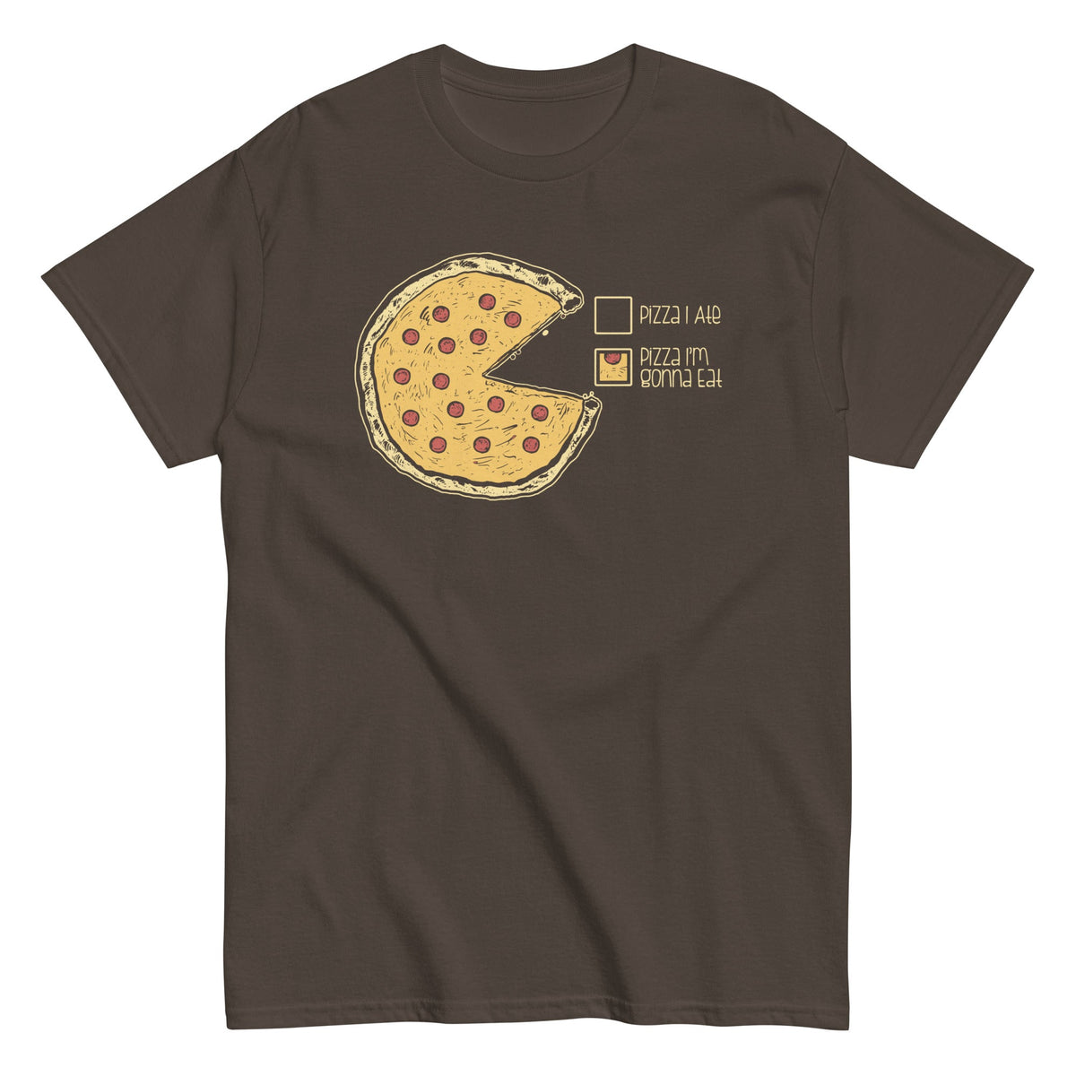 Pizza Pie Chart Men's Classic Tee