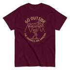 Go Outside The Graphics Are Amazing Men's Classic Tee