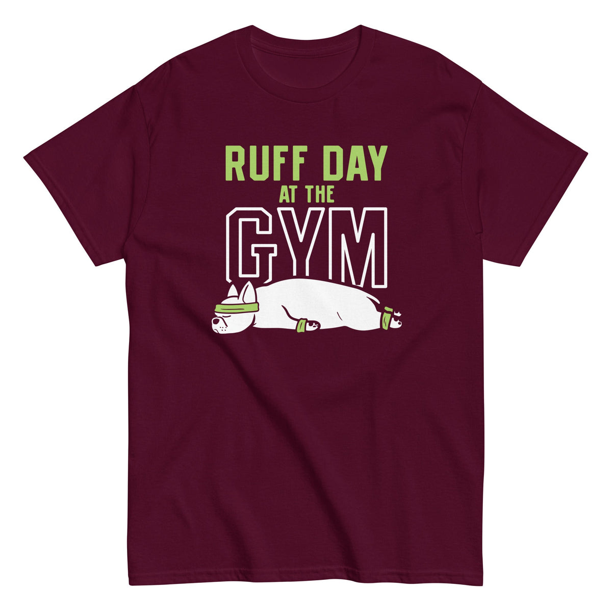 Ruff Day At The Gym Men's Classic Tee