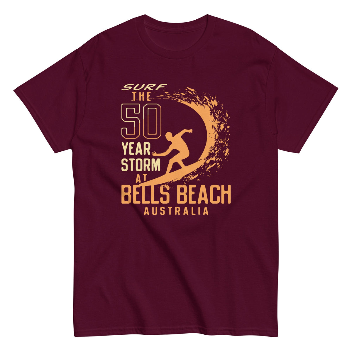 50 Year Storm At Bells Beach Men's Classic Tee