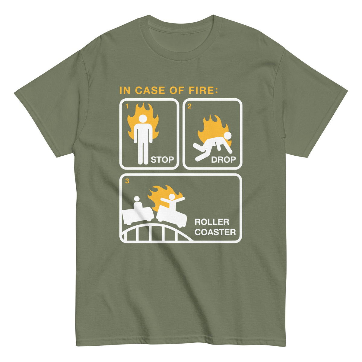 Stop Drop Roller Coaster Men's Classic Tee