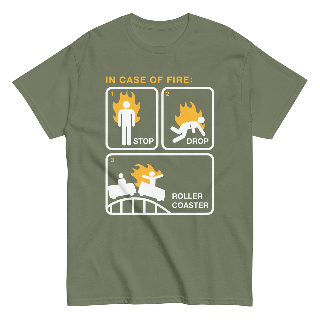 Stop Drop Roller Coaster Men's Classic Tee