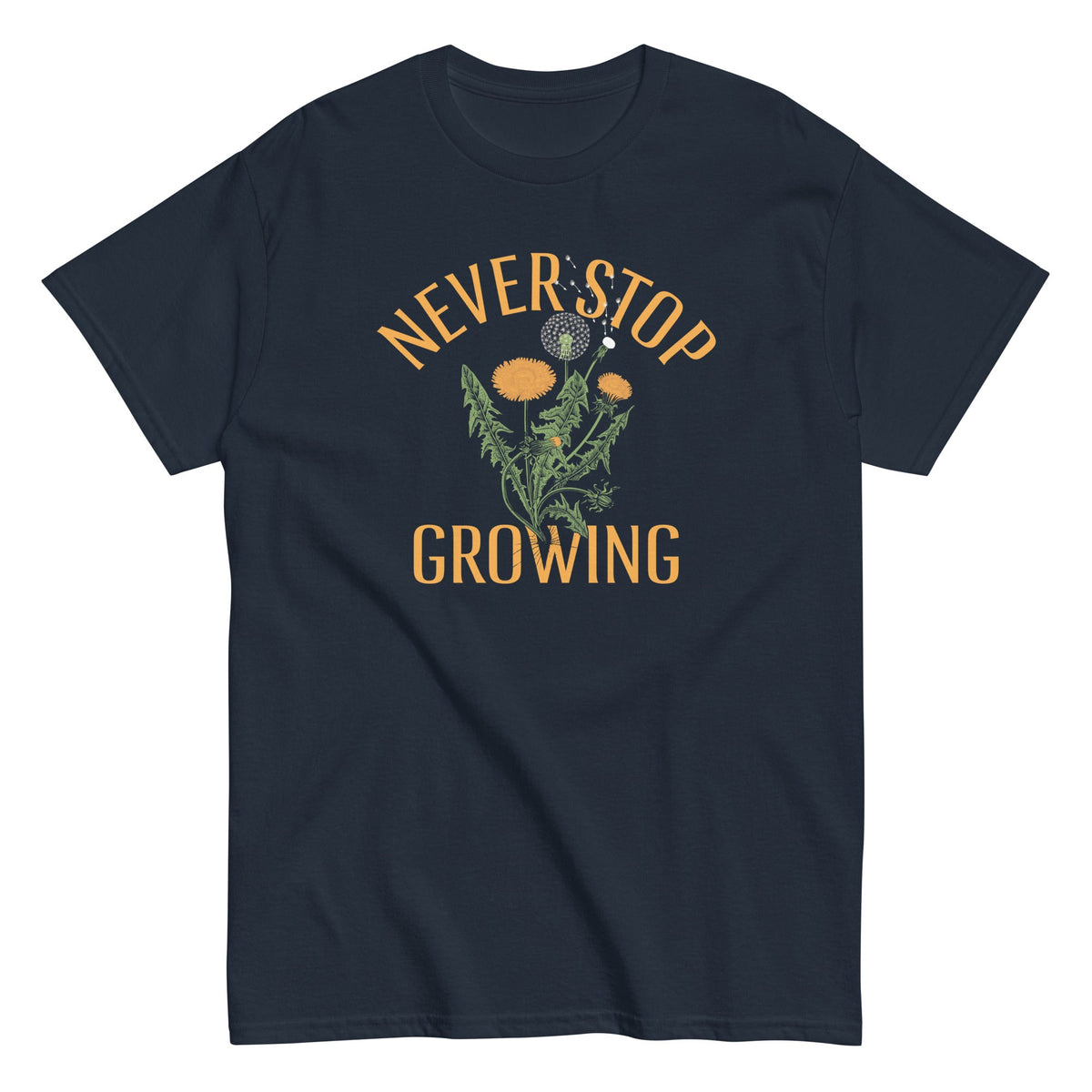 Never Stop Growing Men's Classic Tee