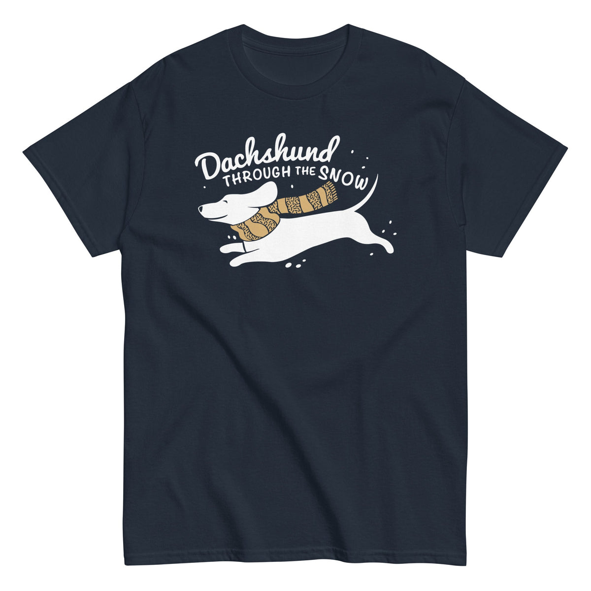 Dachshund Through The Snow Men's Classic Tee