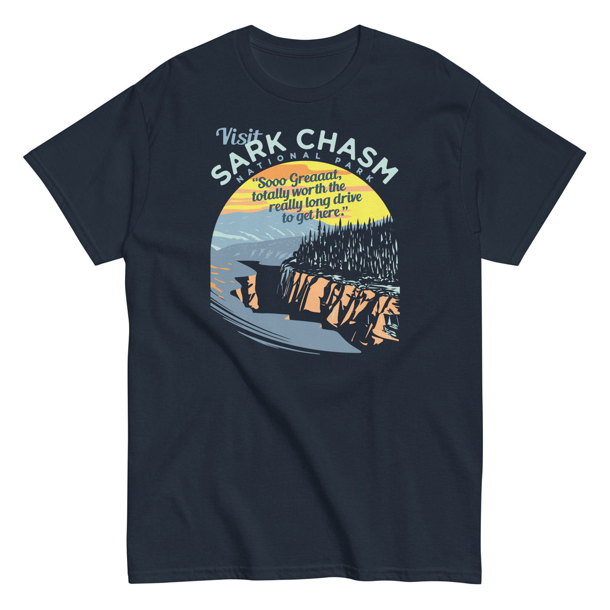Visit Sark Chasm Men's Classic Tee