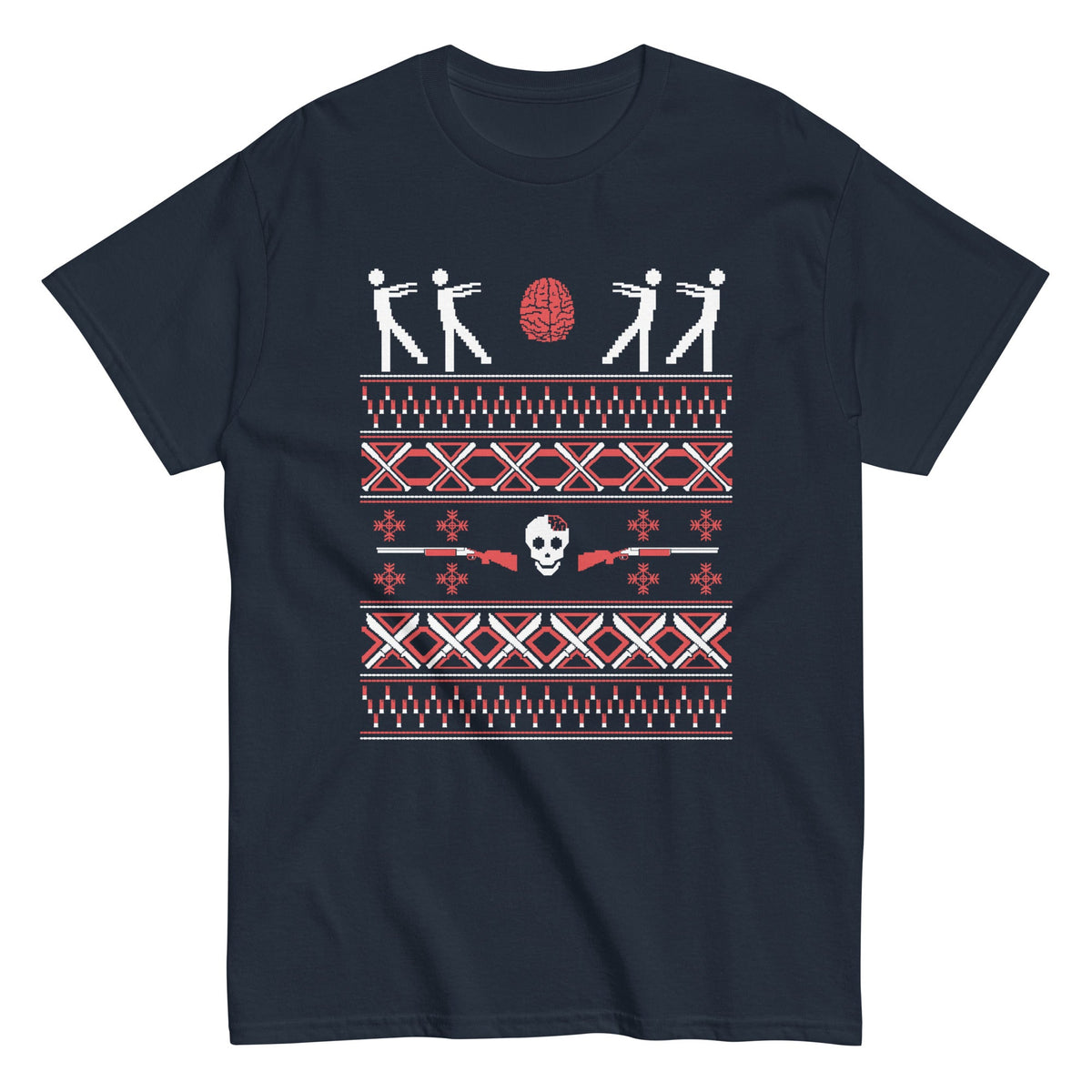Zombie Christmas Sweater Men's Classic Tee