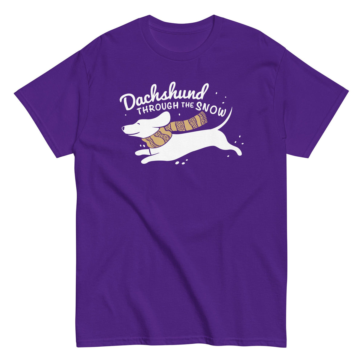 Dachshund Through The Snow Men's Classic Tee