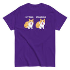 Corgi Sitting And Standing Men's Classic Tee
