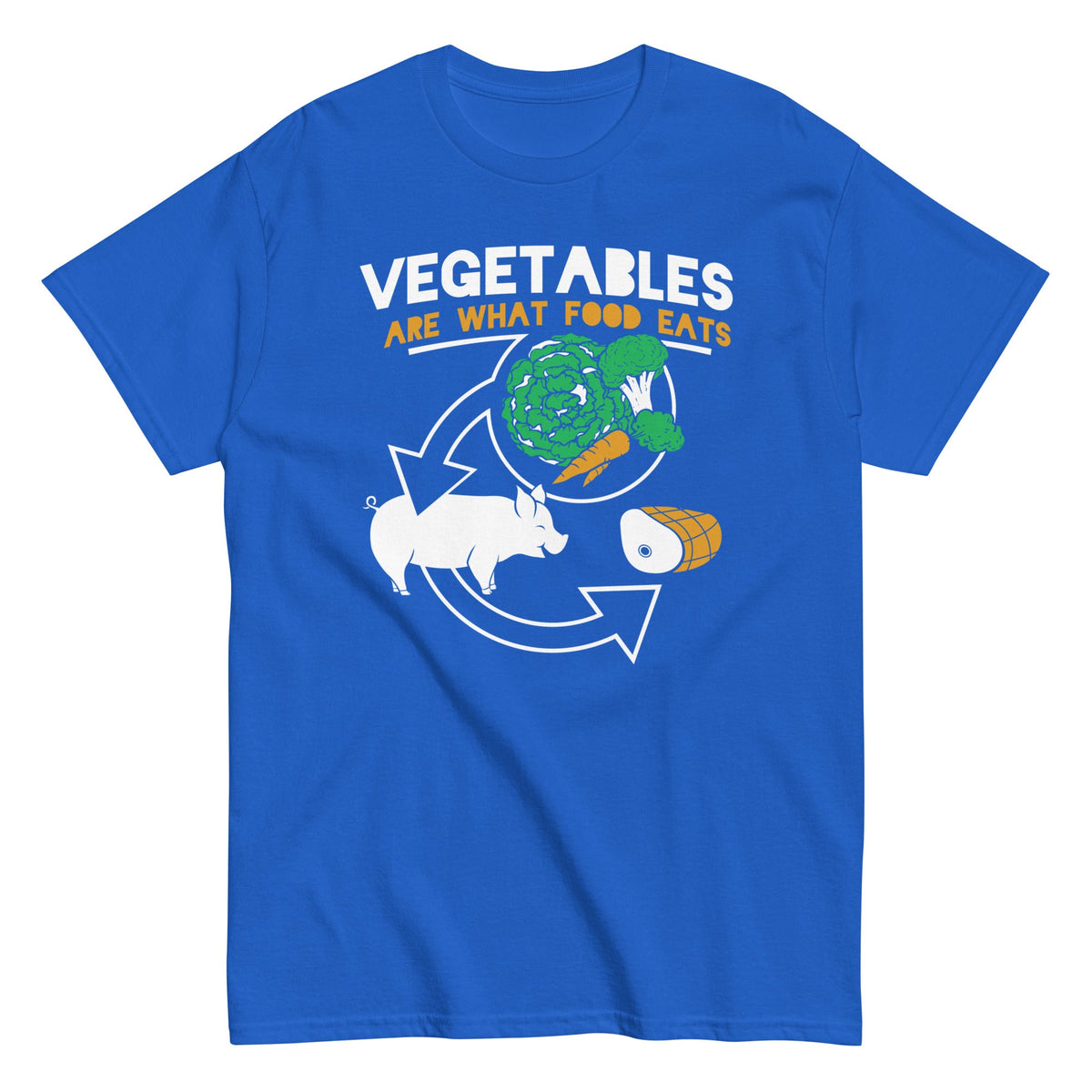 Vegetables Are What Food Eats Men's Classic Tee