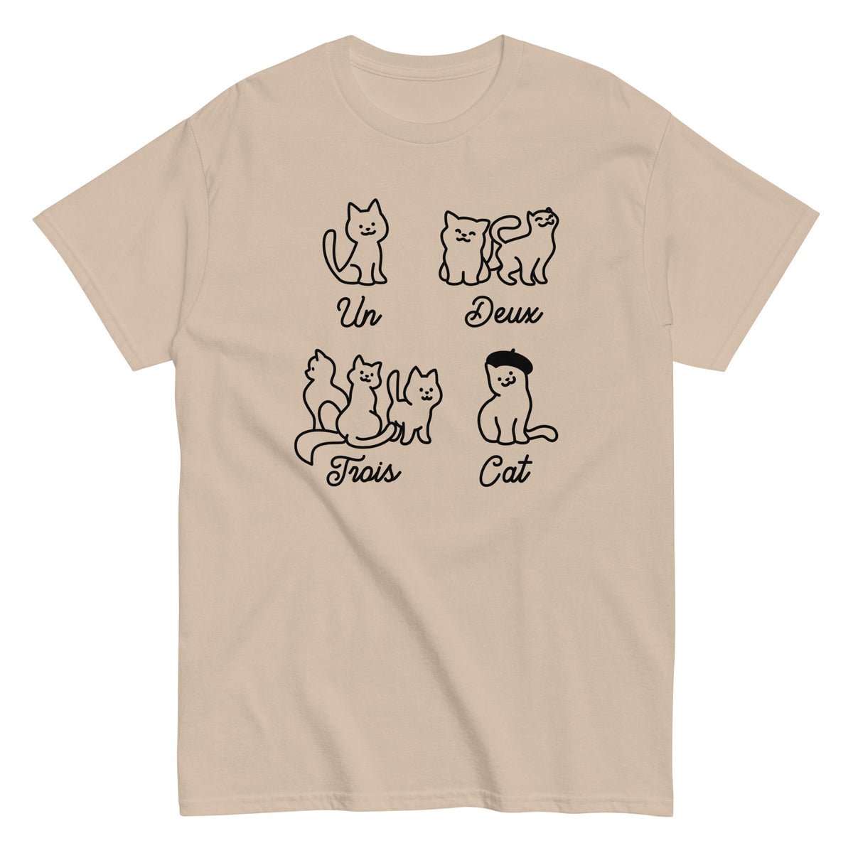 Un Deux Trois Cat Men's Classic Tee