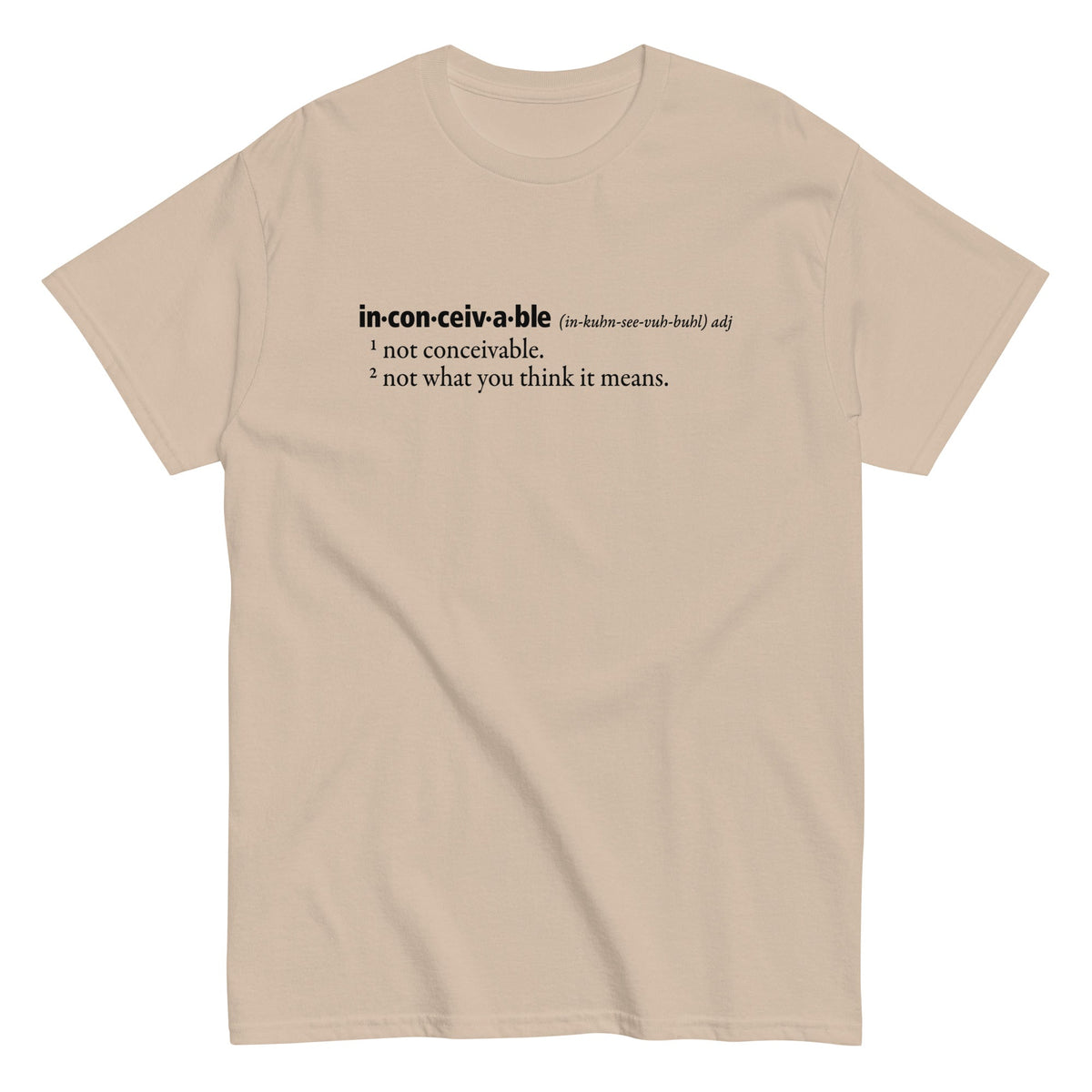 Inconceivable Definition Men's Classic Tee