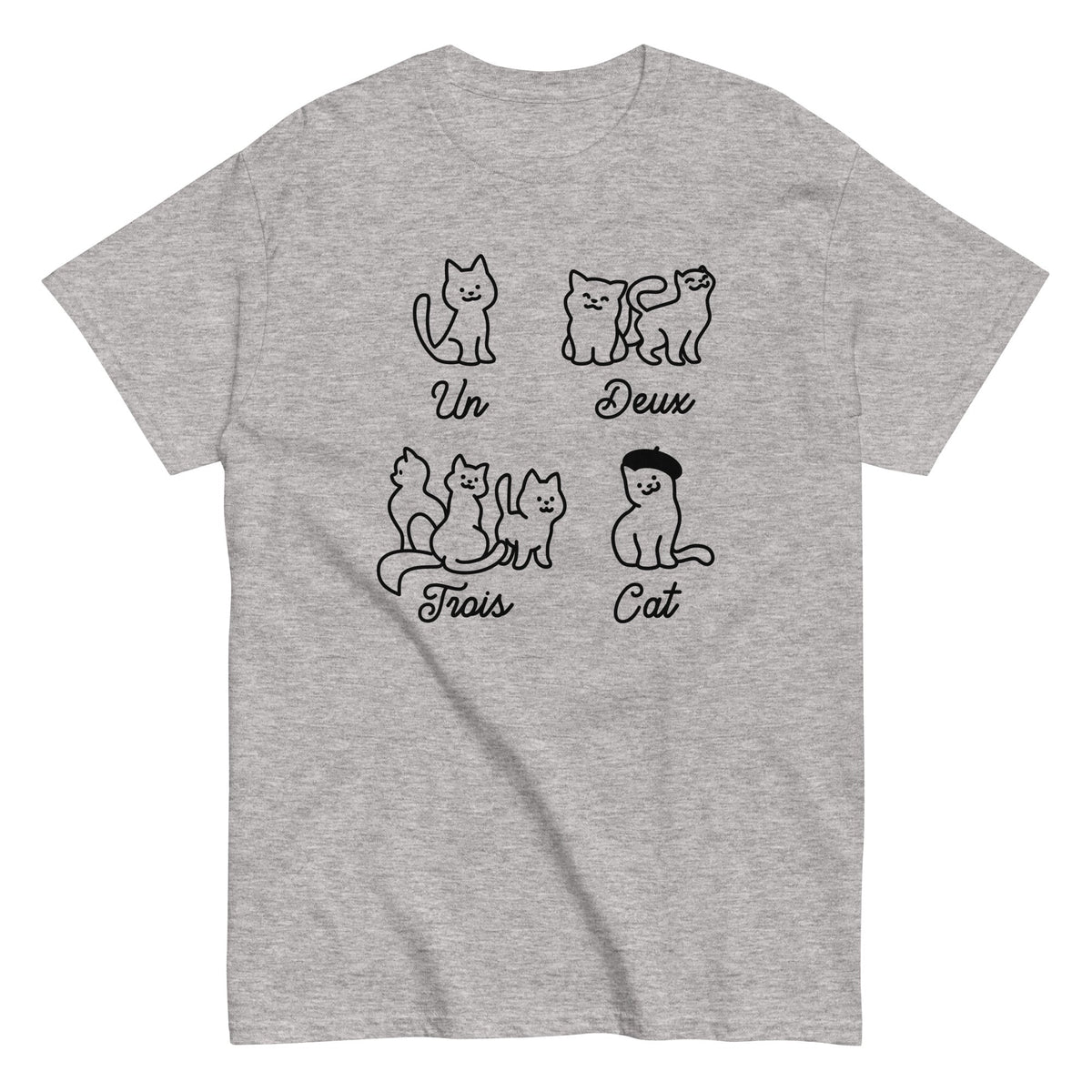 Un Deux Trois Cat Men's Classic Tee