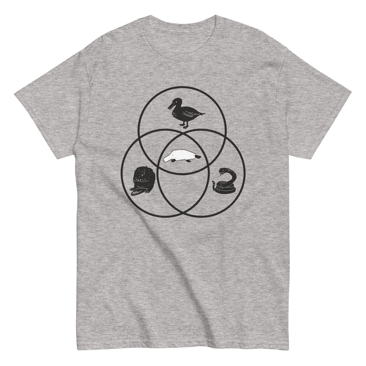 Platypus Venn Diagram Men's Classic Tee