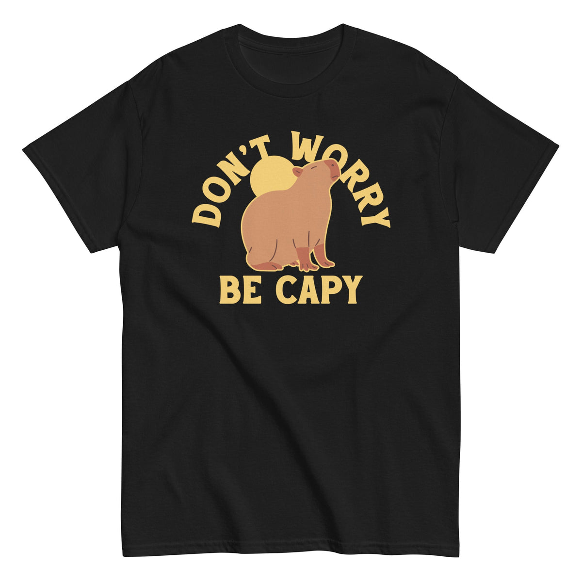 Don't Worry Be Capy Men's Classic Tee