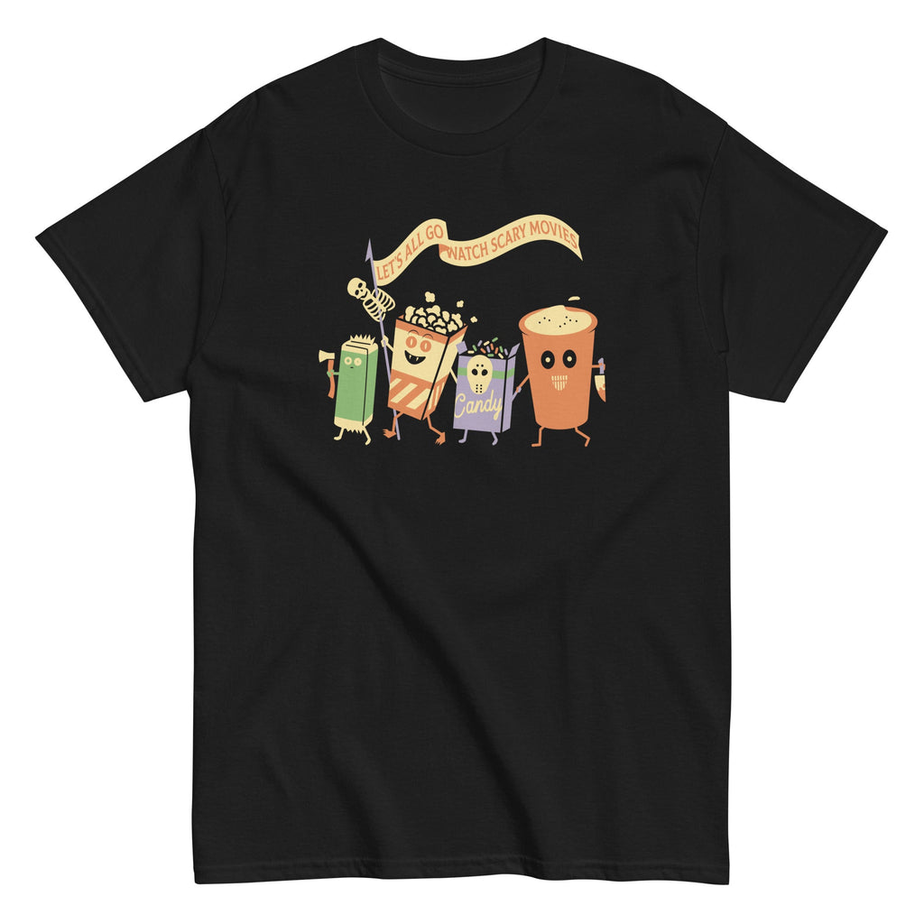 Let's All Go Watch Scary Movies Men's Classic Tee