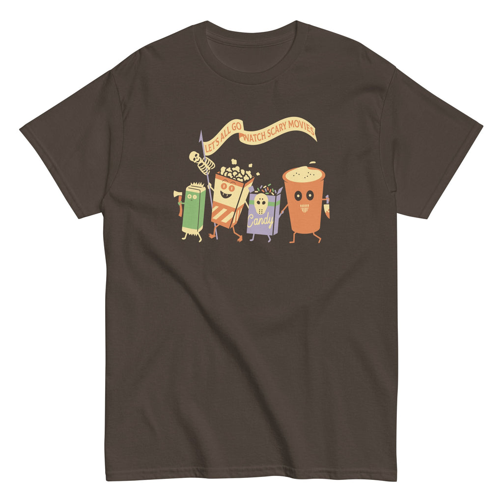 Let's All Go Watch Scary Movies Men's Classic Tee