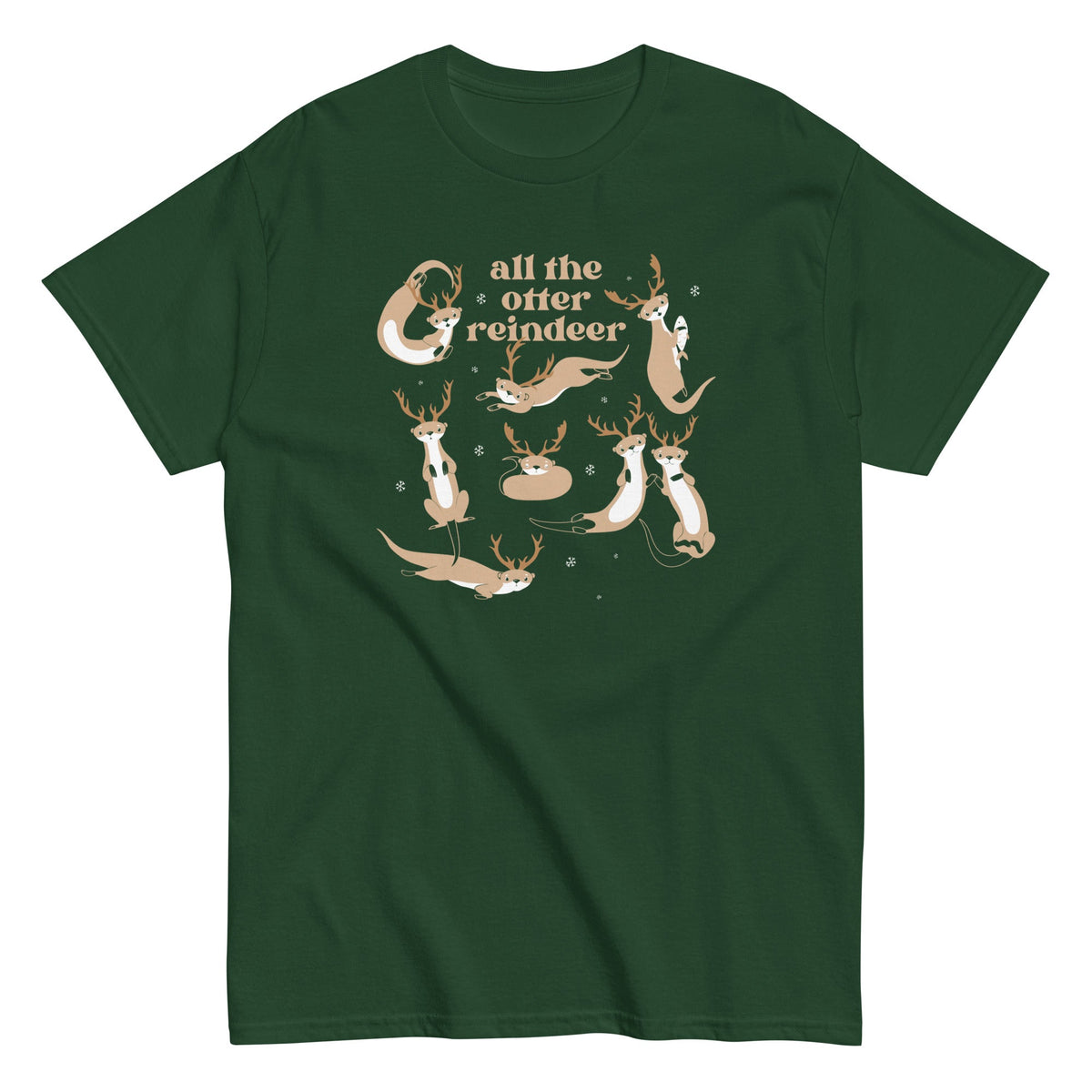 All The Otter Reindeer Men's Classic Tee