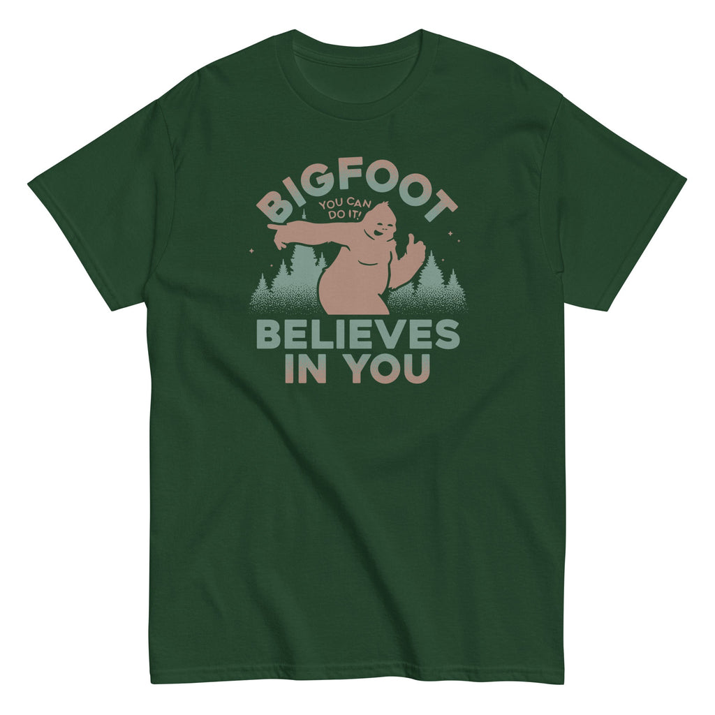 Bigfoot Believes In You Men's Classic Tee