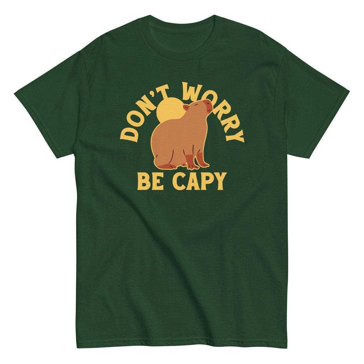 Don't Worry Be Capy Men's Classic Tee