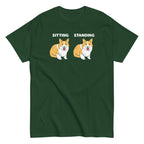 Corgi Sitting And Standing Men's Classic Tee