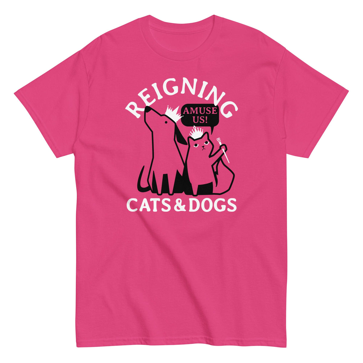 Reigning Cats And Dogs Men's Classic Tee